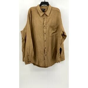 CHEROKEE BRAND Men's Camel Button Down SZ (2XL)